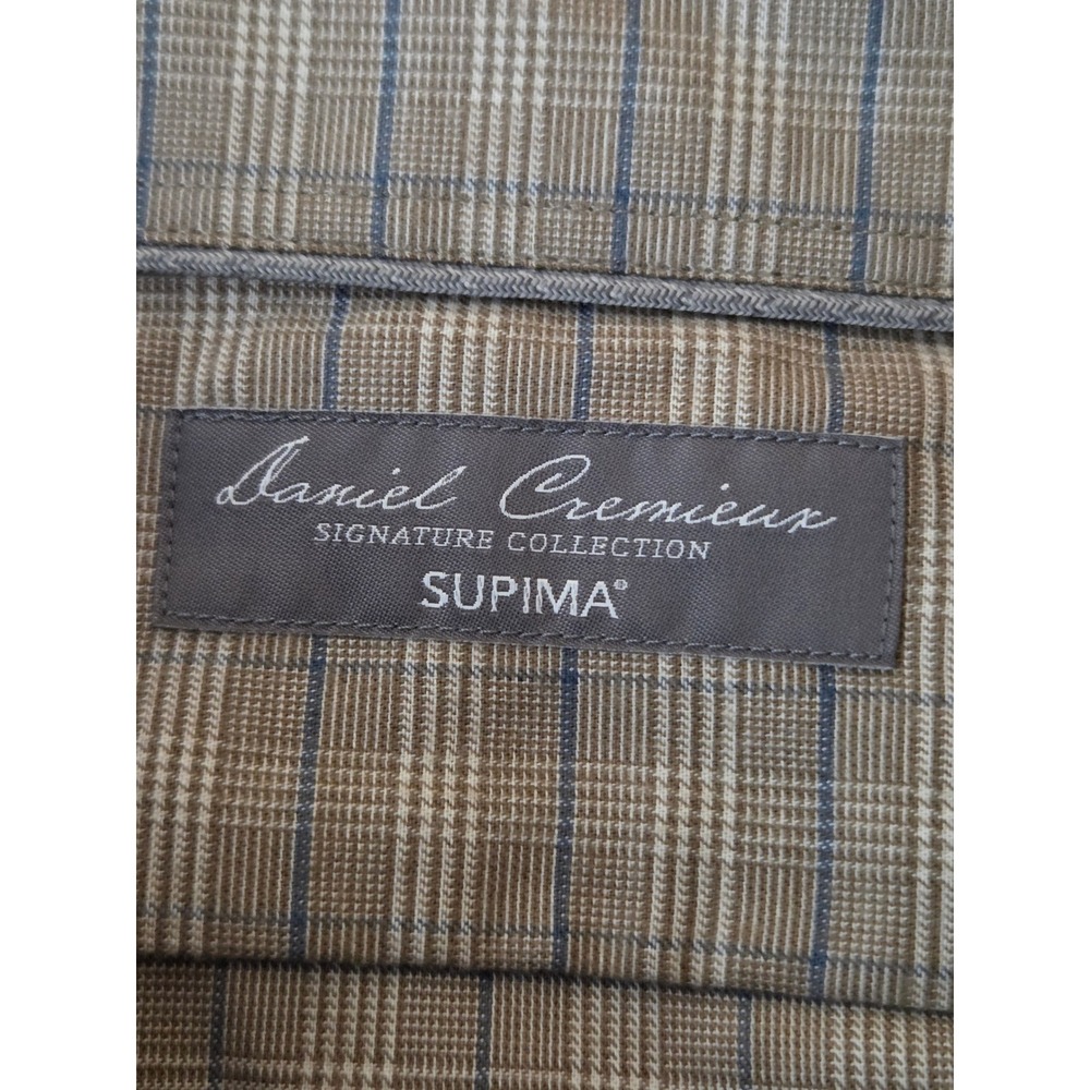 NWT Daniel Cremieux Signature Supima Cotton Cashmere Button up Shirt Mens XXL - Picture 6 of 8